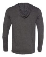 Unisex Softstyle® Lightweight Hooded Long Sleeve T-Shirt - Image 6