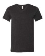Unisex Heather CVC V-Neck Tee - Image 3