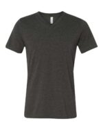 Unisex Heather CVC V-Neck Tee - Image 5