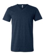 Unisex Heather CVC V-Neck Tee - Image 7