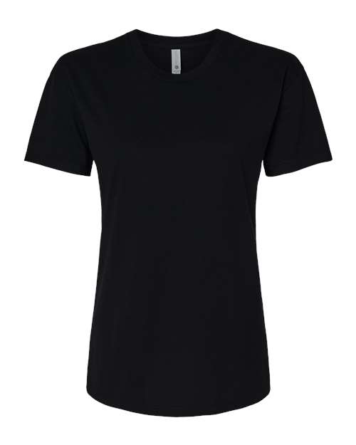 Women’s CVC Relaxed T-Shirt — Black (front) Women's CVC Relaxed T-Shirt - Image 1