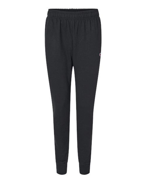 Unisex Powerblend® Fleece Joggers — Black (front) Unisex Powerblend® Fleece Joggers