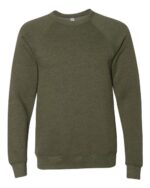 Unisex Sponge Fleece Raglan Crewneck Sweatshirt - Image 33