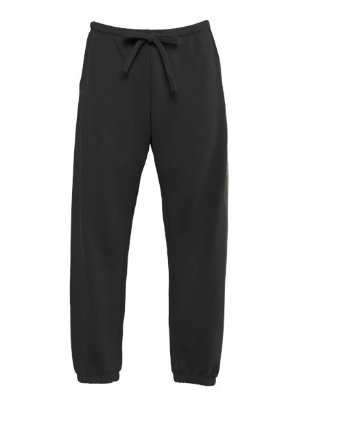 Women’s Laguna Sueded Sweatpants — Black (front) Women’s Laguna Sueded Sweatpants