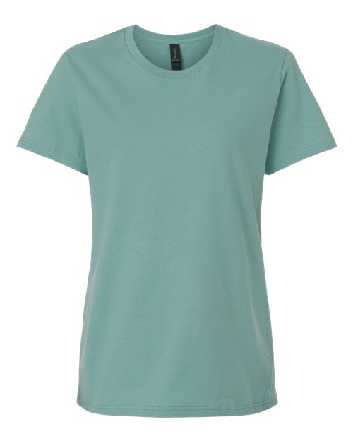 Women’s Heavy Cotton™ T-Shirt — Aquatic (front) Women's Heavy Cotton™ T-Shirt - Image 1