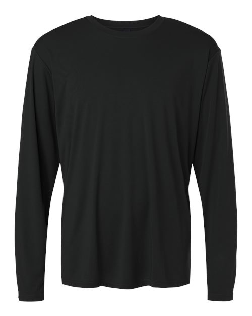 Unisex Pro-Lock Performance Long Sleeve T-Shirt — Black (front) Unisex Pro Lock Performance Long Sleeve T Shirt