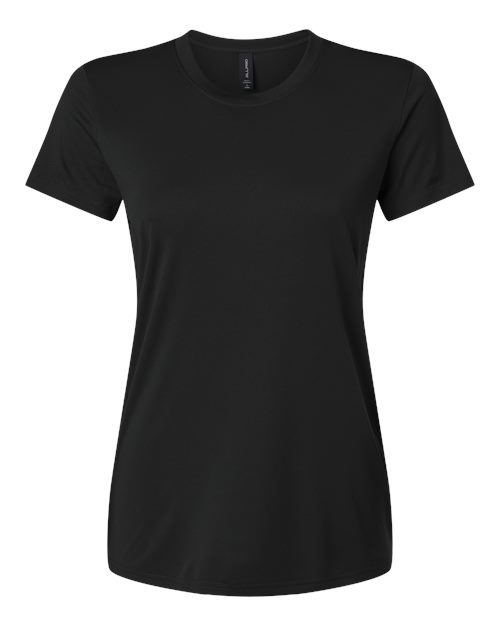 Women’s Pro-Lock Performance T-Shirt — Black (front) Women’s Pro Lock Performance T Shirt