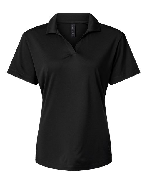 Women’s Pro-Lock Performance Polo — Black (front) Women's Pro-Lock Performance Polo - Image 1