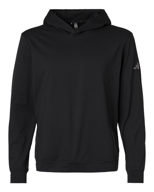 Men’s Ultimate365 Elevated Hoodie — Black (front) Men’s Ultimate365 Elevated Hoodie