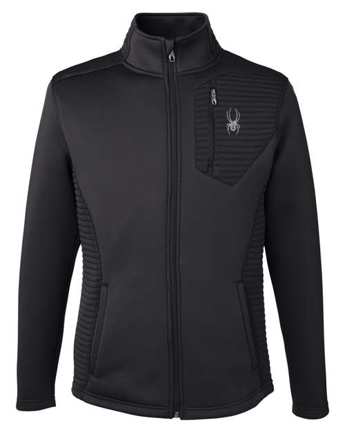 Men’s Venom Full-Zip Jacket — Black (front) Men’s Venom Full Zip Jacket