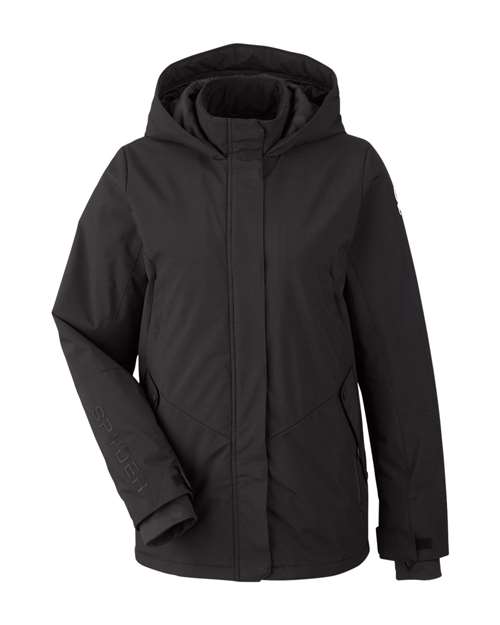 Women’s Convert Insulated Jacket — Black (front) Women’s Convert Insulated Jacket