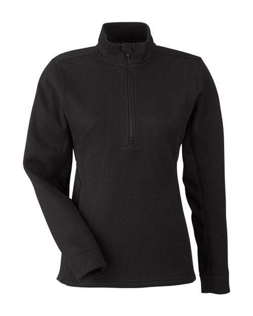 Women’s Constant Canyon Quarter-Zip Pullover — Black (front) Women’s Constant Canyon Quarter Zip Pullover