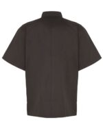 Unisex Ten Studded Front Short Sleeve Chef Coat - Image 2