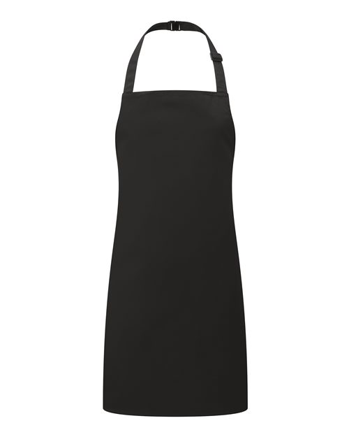Youth Recycled Apron — Black (front) Youth Recycled Apron