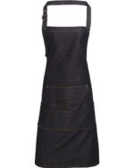 Jeans Stitch Denim Bib Apron - Image 2