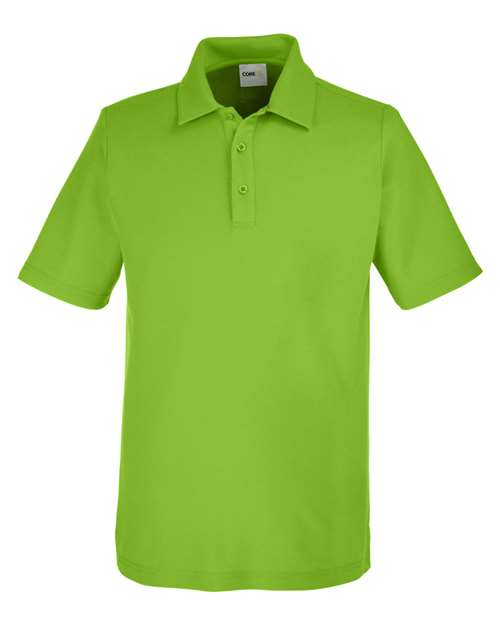 Men’s Fusion ChromaSoft™ Pique Polo — Acid Green (front) Men’s Fusion ChromaSoft™ Pique Polo