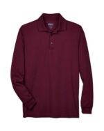 Men's Pinnacle Performance Long Sleeve Piqué Polo - Image 3
