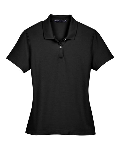 Women’s DRYTEC20™ Performance Polo — Black (front) Women’s DRYTEC20™ Performance Polo
