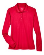 Women's Pinnacle Performance Long Sleeve Piqué Polo - Image 13