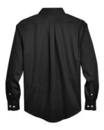 Men's Crown Collection® Solid Stretch Twill Woven Dress Shirt - Image 2