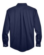Men's Crown Collection® Solid Stretch Twill Woven Dress Shirt - Image 6