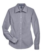 Women's Crown Collection® Gingham Check Woven Dress Shirt - Image 5