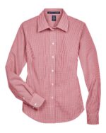 Women's Crown Collection® Gingham Check Woven Dress Shirt - Image 7