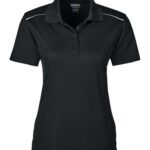 Women's Radiant Performance Piqué Polo with Reflective Piping