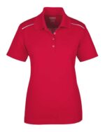 Women's Radiant Performance Piqué Polo with Reflective Piping - Image 3