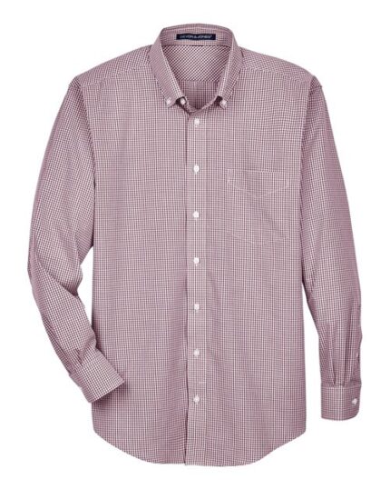 Men’s Crown Collection® Gingham Check Woven Dress Shirt