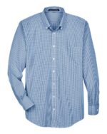 Men's Crown Collection® Gingham Check Woven Dress Shirt - Image 3