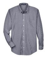 Men's Crown Collection® Gingham Check Woven Dress Shirt - Image 5