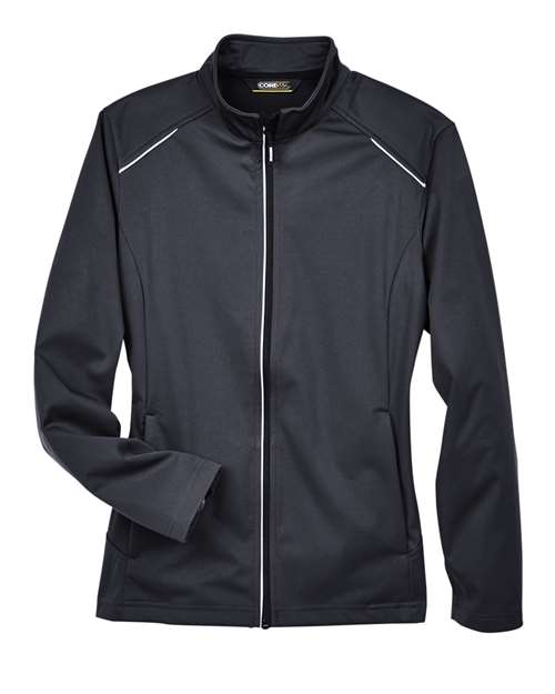 Women’s Techno Lite Three-Layer Knit Tech-Shell — Black (front) Women’s Techno Lite Three Layer Knit Tech Shell