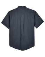 Men's Optimum Short Sleeve Twill Dress Shirt - Image 4