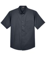 Men's Optimum Short Sleeve Twill Dress Shirt - Image 3
