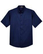 Men's Optimum Short Sleeve Twill Dress Shirt - Image 5