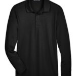 Men’s CrownLux Performance® Plaited Long Sleeve Polo