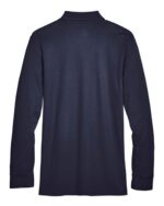 Men's CrownLux Performance® Plaited Long Sleeve Polo - Image 4