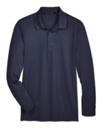 Men's CrownLux Performance® Plaited Long Sleeve Polo - Image 3