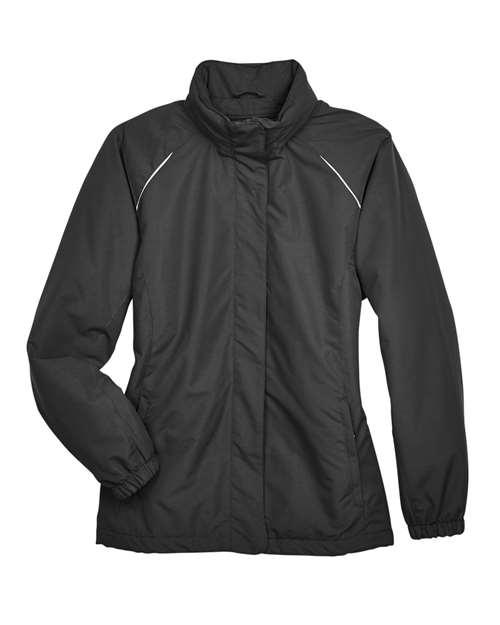 Women’s Profile Fleece-Lined All-Season Jacket — Black (front) Women's Profile Fleece-Lined All-Season Jacket - Image 1