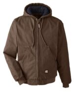 Berne Apparel HJ375 Men's Heartland Washed Cotton Duck Hooded Jacket