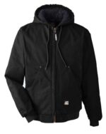 Berne Apparel HJ375 Men's Heartland Washed Cotton Duck Hooded Jacket - Image 2
