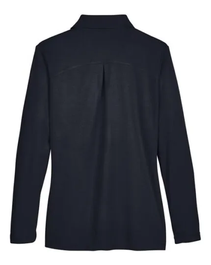 Women’s CrownLux Performance® Plaited Long Sleeve Polo
