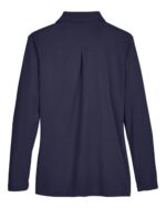 Women's CrownLux Performance® Plaited Long Sleeve Polo - Image 4