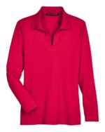 Women's CrownLux Performance® Plaited Long Sleeve Polo - Image 5