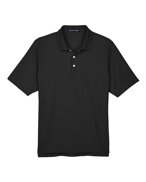Men’s DRYTEC20™ Performance Polo — Black (front) Men’s DRYTEC20™ Performance Polo