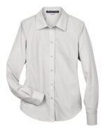 Women's Crown Collection® Broadcloth Woven Dress Shirt - Image 9