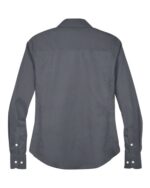 Women's Crown Collection® Solid Stretch Twill Woven Dress Shirt - Image 4