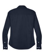 Women's Crown Collection® Solid Stretch Twill Woven Dress Shirt - Image 6