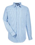 Men's CrownLux Performance® Micro Windowpane Woven Dress Shirt - Image 2